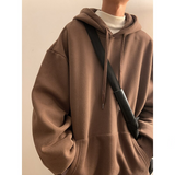 Nukty Spring and Autumn Set of Harajuku Pullover Men's Fashion Round Neck Couple Loose Casual Sports Men Pullover Men