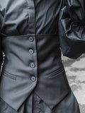 Nukty Adjustable Waist Half Suit Vest