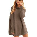 men’s fall fashion Quality Fashion Women's Top Pullover Turtleneck Loose Knitted Sweater Women
