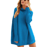 men’s fall fashion Quality Fashion Women's Top Pullover Turtleneck Loose Knitted Sweater Women