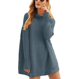 men’s fall fashion Quality Fashion Women's Top Pullover Turtleneck Loose Knitted Sweater Women