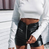 Casual Pu Shorts Women's Summer Sexy Women's Pants Women's Short Leather Pants