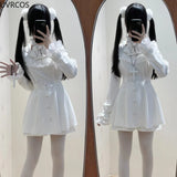 Nukty party look inspos Japanese Punk Style Y2k Lolita OP Dress Women Vintage Elegant Ruffle Bow Lace Evening Party Dresses Female High Waist Slim Dress