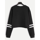 Nukty Sweatshirt New Style Coffee Cup Letter Print round Neck Long Sleeve Sweater