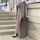 Nukty Abaya Dubai Kimono Cardigan Turkey Islam Muslim Hijab Long Dress Abayas For Women Robe Africaine Femme Musulmane Caftan