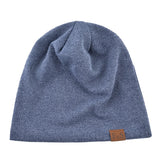 Nukty Men Women  Winter Warm Beanies Skullies Knitted Solid Casual Brand Soft Knitting Hat Outdoor Plus Velvet