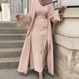 Nukty Abaya Dubai Kimono Cardigan Turkey Islam Muslim Hijab Long Dress Abayas For Women Robe Africaine Femme Musulmane Caftan