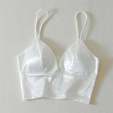 Nukty Fashion Women Lady Casual Tops Tube Chest Wrap Bandeau Underwear Black White Wrapped Chest Strap Chest Pad Underwear
