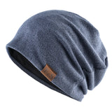 Nukty Men Women  Winter Warm Beanies Skullies Knitted Solid Casual Brand Soft Knitting Hat Outdoor Plus Velvet