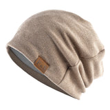 Nukty Men Women  Winter Warm Beanies Skullies Knitted Solid Casual Brand Soft Knitting Hat Outdoor Plus Velvet