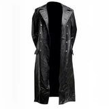 fall outfits women New Autumn and Winter Vintage Leather Men's Medieval Coat