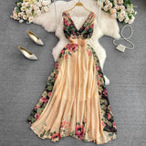 android vs cyberborg dress to impress Fashionable Elegant Elegant Dress Long Skirt Collar Waist Slimming Positioning Printed Word Large Swing Dress Women