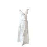 frat outfits French Style Open Waist Hollow-out Sling Dress Sexy Elegant Socialite Design Sense Seaside Holiday Long Skirt