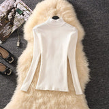 barn jacket outfits Spring Contrast Color Woolen Vest Mid-Length Suit Women's Half Turtleneck Sweater Sweater Western Style Two-Piece Set