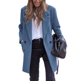 men’s fall fashion 2024 Autumn and Winter Mid-Length plus Size Woolen Women's Woolen Coat Quality Goods