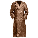 fall outfits women New Autumn and Winter Vintage Leather Men's Medieval Coat