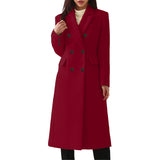 business casual outfits Autumn and Winter Long plus Size Woolen Women's Coat EBay Woolen Coat Seven Colors Size 8 Hair