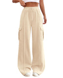 streetwear women outfits Fall 2024 Women's Drawstring Elastic Waist Casual Workwear Sweatpants Drawstring Waist-Tight Sports Pants