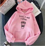 Nukty Sweatshirt Plus Size Sweater Printed New Loose Comfortable Top Women's Colorful Pattern Printed Rope Hooded Sweater