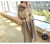 teacher outfits Loose Lazy Style Simple plus Size Mid-Length Knitted Cardigan Autumn and Winter New Pocket Sweater Coat