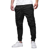 Men's Multi-Pocket Drawstring Casual Japanese Overalls Men's Autumn and Summer Overalls