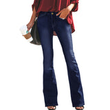 Nukty-shop going out outfits New Jeans Women's High Waist Slim Women's Horseshoe Pants