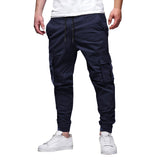 Men's Multi-Pocket Drawstring Casual Japanese Overalls Men's Autumn and Summer Overalls
