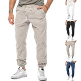 Spring and Autumn Men's Casual Pants Loose Ankle-Tied Trousers Leisure Sports Outdoor Overalls