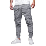 Men's Multi-Pocket Drawstring Casual Japanese Overalls Men's Autumn and Summer Overalls
