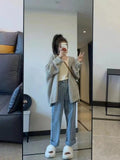 discover style ideas Lazy Style Gentle Cardigan Loose Sweater Spring and Autumn New Outerwear Mohair Thickened Knitted Coat