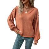 fall outfits women Popular Autumn and Winter Multi-Color Fashion Women's Long Sleeve Solid Color Sweater