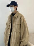 Nukty FALL OUTFIS MEN Trendy Summer Loose Fitness Wear Ins Chopsticks Parka