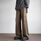 Nukty-shop fall outfits Draping Casual Pants Men's Autumn American Loose Suit Pants Youth Retro Pants Spring and Autumn Men's Pants