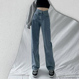 Nukty 1970s Retro Crossbody High-waist Slimming Drag-on Straight-crotch Long Pants Women Summer Cotton Material
