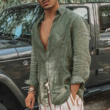 Nukty Men's Shirt Long Sleeve Regular Fit Men Casual Oversized Loose Single Breasted Shirt Leisure Spring Summer Male Blouse Shirt