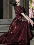 Nukty Elegant Evening Party Dress for Women Summer Prom Robe Vestidos Korean A-line Princess Romantic Graduation Dresses