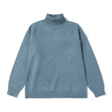 Nukty New Winter Men‘s Turtleneck Sweaters Warm Knitted Pullovers Men Fashion Patchwork Loose Casual Sweater Turtleneck Pullovers 5XL
