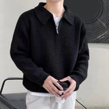 Nukty Men Sweater Long Sleeve Soft Warm Wear-resistant Autumn Sweater   Spring Sweater  for Daily Life