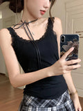 Nukty DRESS TO IMPRESS Autumn Knit Vintage Elegant 3 Piece Sets Women Aesthetic Elegant V-neck Sweater + Lace Casual Vest + Plaid Chic Skirt New