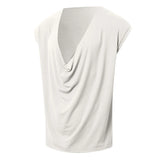 Nukty New Summer Men's Skinny Gym Tank Tops Leisure Popular Sleeveless Sportwear Fashion Loose Solid Color Bodybuilding Vest S-2XL