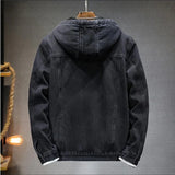 Nukty New Thicker And Warmer Men's Hooded Denim Jacket Winter Lambswool Hooded And Padded Denim Jacket Size