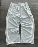 Nukty Vintage Harajuku Style Striped Casual Pants For Men And Women High Waist Straight Leg Loose Fit Hip Hop Sweatpants
