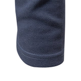 Nukty Embroidery Polo Shirt for Men Fashion Neck Turn Down Collar Mens Casual Social Polo Shirts Luxury Golf Shirt