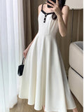 Nukty Elegant 2-Piece Dress Set for Lady Short Coat A-Line Midi Camisole Dresses Slim Korean Fashion Female Suit Spring Autumn New
