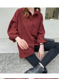 Nukty Plus Size Korean Style Blouses Long Sleeve Clothes Office Autumn Shirt Women Shirts Winter Clothes Elegant Women Blouses