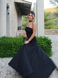 Nukty Women Elegant Solid With Scarf Maxi Dress Sexy Backless Sleeveless Slim Fits Long Robes New Evening Party Club Dresses