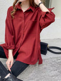 Nukty Plus Size Korean Style Blouses Long Sleeve Clothes Office Autumn Shirt Women Shirts Winter Clothes Elegant Women Blouses