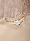 Nukty 280gsm High Qualtity Oversized Heavy T-shirt for Men Short Sleeve Tee Cotton Solid Color Trend Leisure Green White Black