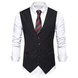 Nukty Men's Large Size Korean Version Slim-fit Suit Waistcoat Men's Wedding Business Vest British Casual Clip Fashion Men