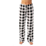 Nukty Women Christmas Pajama pants Autumn Winter Plaid Printed Pants Fashion Casual Wide Leg Pants Clothing Streetwear